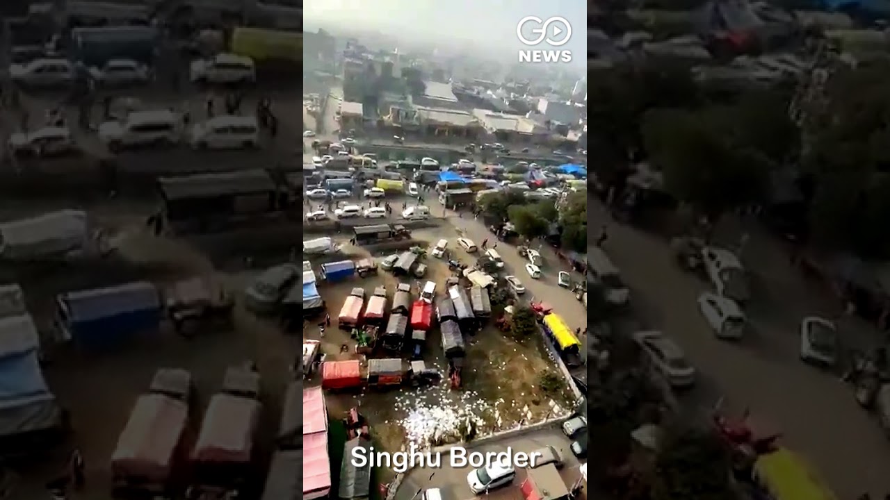 Bharat Bandh: Long Queues Of Vehicles Chokes Delhi’s Singhu Border