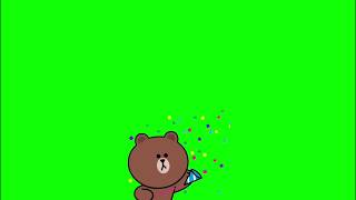 ✔️GREEN SCREEN EFFECTS: bear celebration