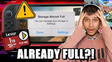 Nintendo Switch 2 Storage Fills Up VERY FAST — Big Problem Already?