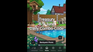 TREASURY SECRET CODE: 8-9 June