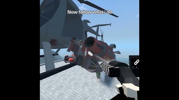 How to make an Attack Helicopter in GoreBox #gorebox #military #helicopter #fypシ゚viral