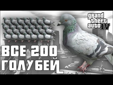 Видео: GTA 4 - ВСЕ 200 ЗАРАЖЕННЫХ ГОЛУБЕЙ | 2024