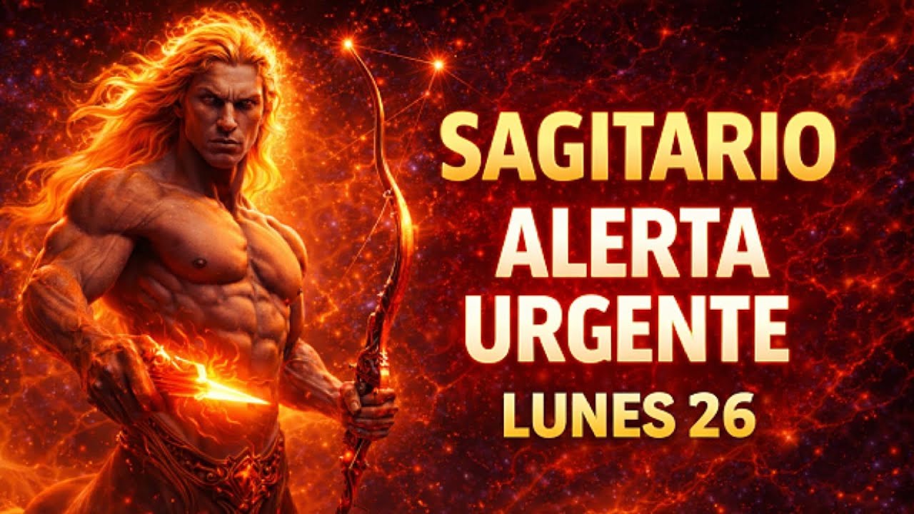 SAGITARIO ♐ ALERTA URGENTE 🚨 ESTE LUNES 26 TU VIDA DA UN GIRO ...