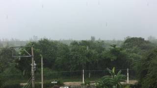 Downpour in Playa del Carmen