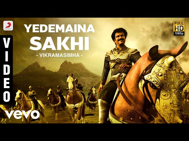 Vikramasimha - Yedemaina Sakhi Video | A.R. Rahman | Rajinikanth, Deepika class=