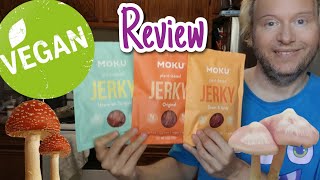 MOKU vegan jerky plant-based mushroom jerky Review