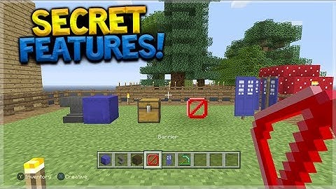 SECRET FEATURES!! Minecraft Console Edition - TU53 Hidden Secret Features Found (Console Edition)
