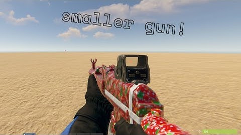 How To Make Your Gun Smaller In Rust!