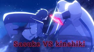 Sasuke VS Kinshiki...!!!