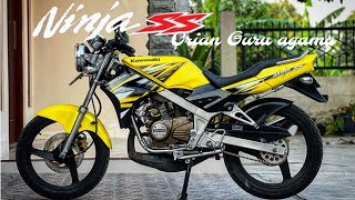 Kawasaki Ninja SS kuning asli Orian saja endak neko-neko!! Style Pak lurah