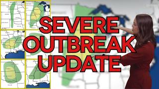 Severe Storm Risk Breakdown &amp; Timeline [Wendesday, April 22nd, 2026] | HailTrace