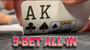 ALL-IN PREFLOP With Ace-King