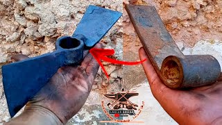 تحويل الخردة إلى فأس بولسكي / Turn scrap into a Polsky ax