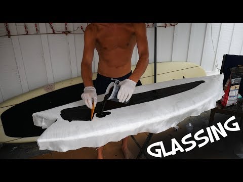 GLASSING my FISH SURFBOARD