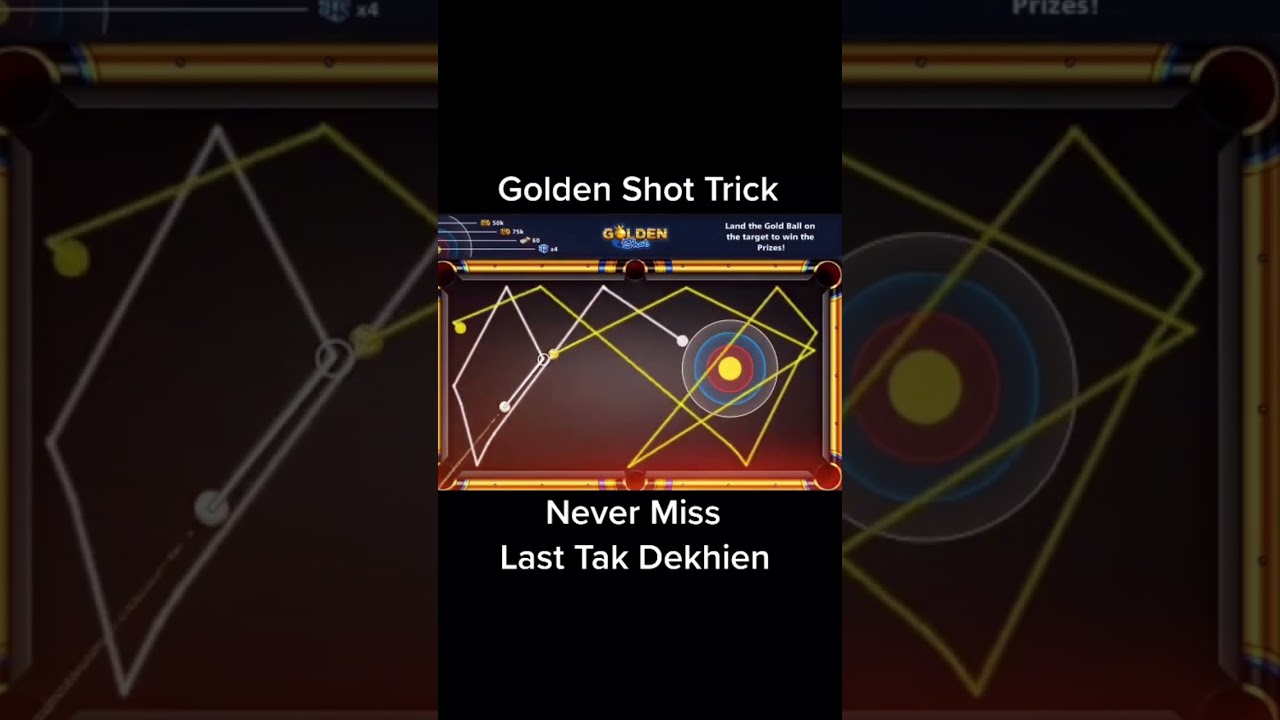 Golden shots trick 8ballpool 