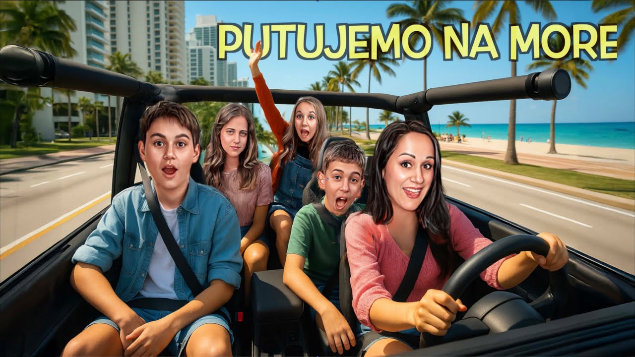 PUTUJEMO NA MORE u CG - GAS i pitanje zašto Uroš povraća? Maša i Matej bezobrazni 🤣