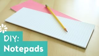 Make your own notepads with this easy recipe for homemade padding compound.