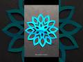 3D paper snowflake / how to make paper snowflakes #christmas #papercrafts #diy