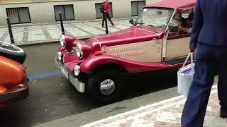 Retro auto in Prague august 2019.