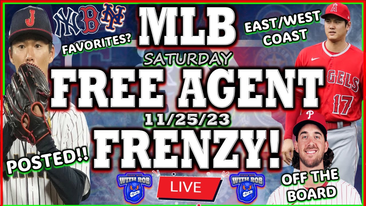MLB Free Agent Frenzy LIVE! Day 1 MLB Free Agent Rumors MLB Free