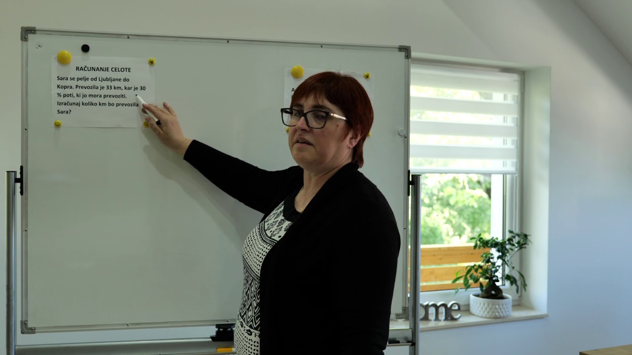 Računske naloge z odstotki