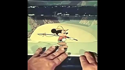 How Cartoons were made in the 1950s | Mickey Mouse | Stop Animation | Optical Illusion | Disney