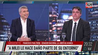 Francisco Paoltroni y un dardo contra Santiago Caputo: Le está haciendo daño al presidente