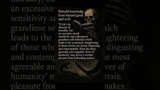 Knowledge from beyond good and evil #philosophy #poetry #psychology