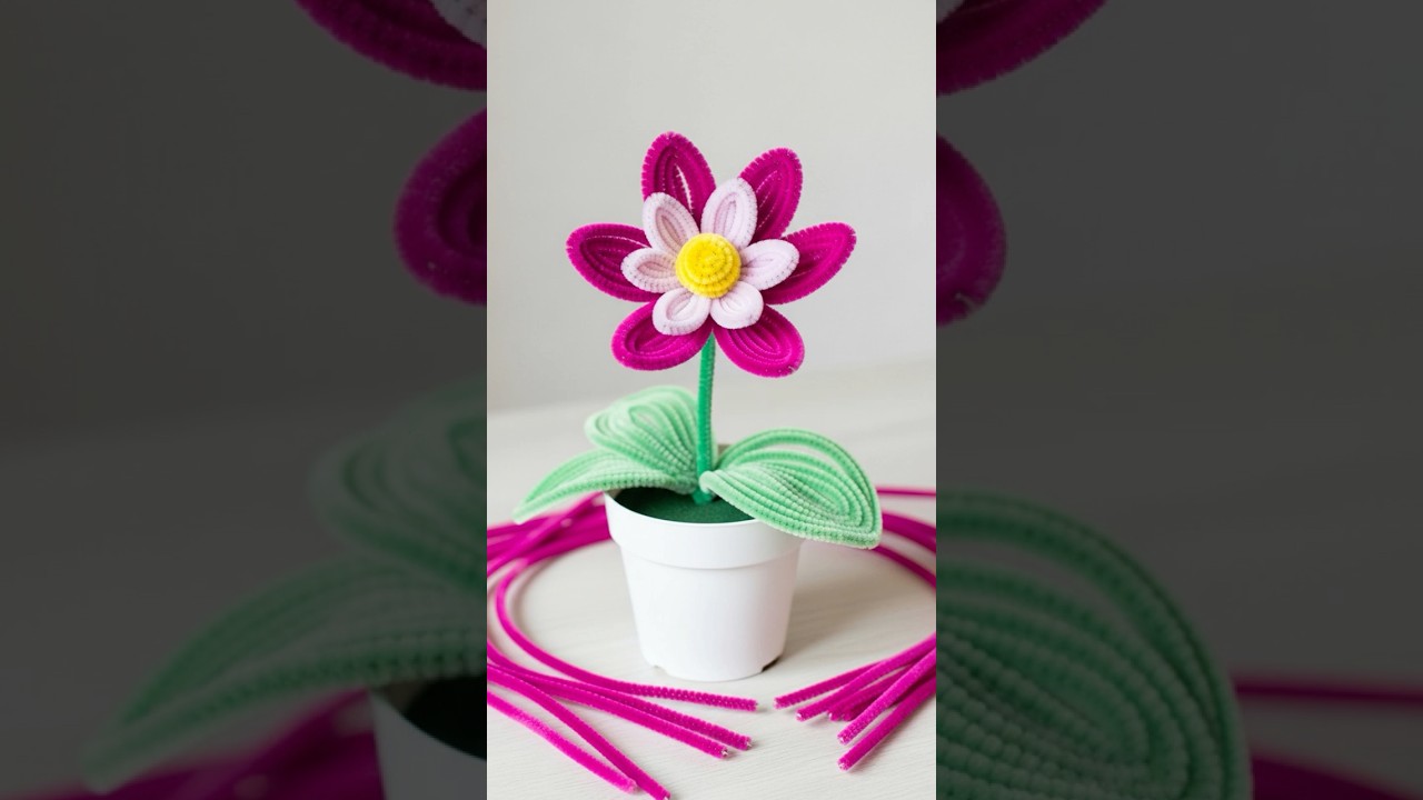 How to Make Pipe Cleaner Flowers: 5 Easy & Beautiful Ideas for Beginners (Ep.80)