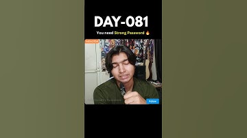 You Need Strong Password ..?? 🔥| Day-081| #security #shorts #reels #cybersecurity