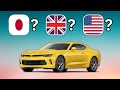 Car Quiz | Can You Guess The Country By The Car?