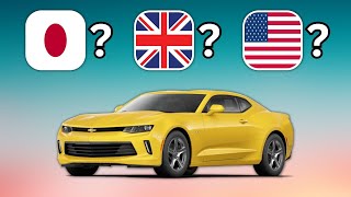 Car Quiz Can You Guess The Country By The Car?