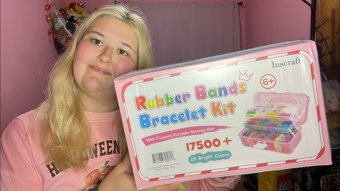 1850+ Loom Bands Bracelet Making Refill Kit Review, LOVE these Wivowi rubber  band and bead bracelet 
