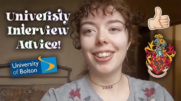 University Interview Advice! | Third Year Graphic Design Student @ Uni Of Bolton!