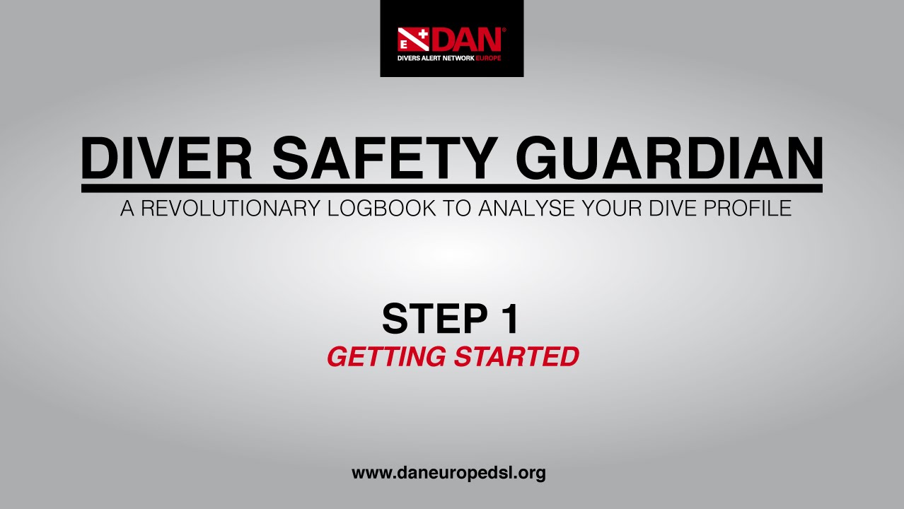 Diver Safety Guardian logbook Getting started YouTube