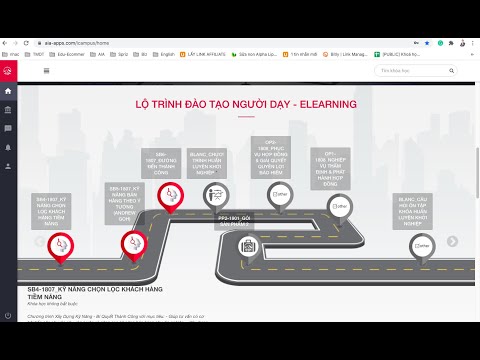 Hướng dẫn đại lý AIA học Online các khoá huấn luyện sản phẩm và kỹ năng trên trang iCampus của AIA