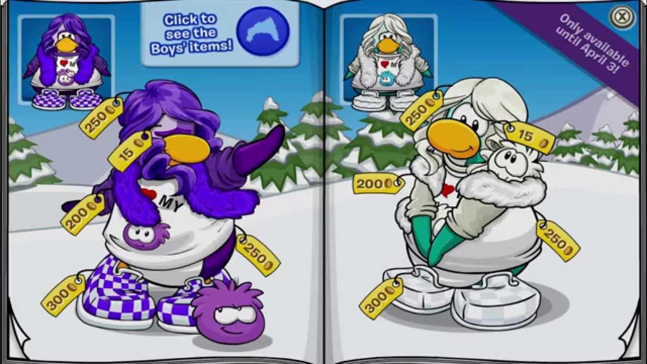 Club Penguin Clothing Catalog Cheats March 2012 YouTube
