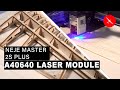 Neje Master 2S Plus - A40640 laser module to cut and engrave | I built RC airplane with this