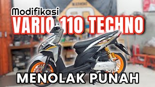 [ Review ] Modif Vario 110 Techno Mode Simple & Ganteng | RD Maticshop | MNVLOG