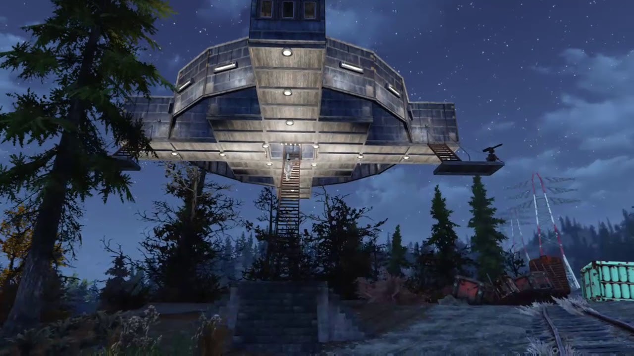 Fallout 76 C.A.M.P. - Flying Saucer.