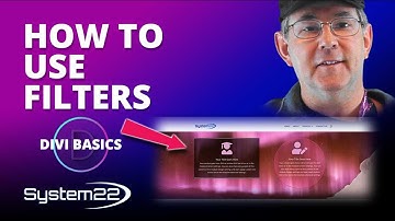 How To Use Filters With The Divi Theme 👈👍👈