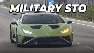 The MILITARY LAMBORGHINI Huracan STO