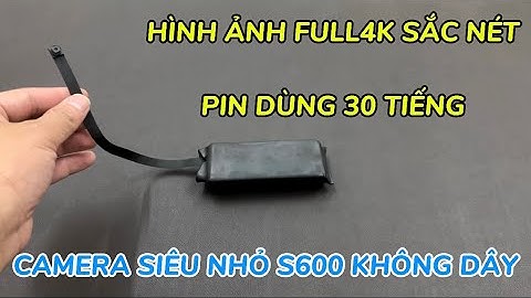 Camera siêu nhỏ s600 không dây giá rẻ, camera ngụy trang cúc áo s600 wifi full4k xem từ xa qua 3g 4g
