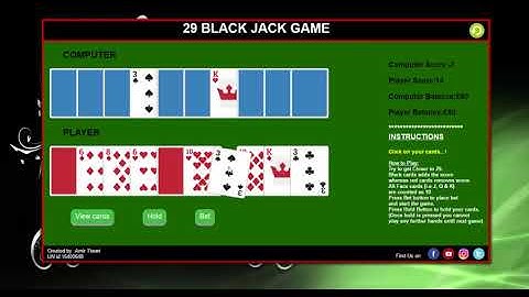 Web Development BlackJack Game in JavaScript - Assignment Video Demonstration