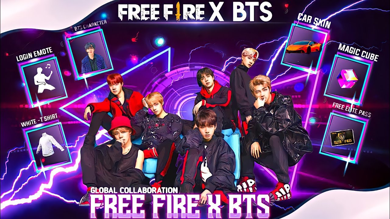 BTS is collabing with Free Fire on a new video
