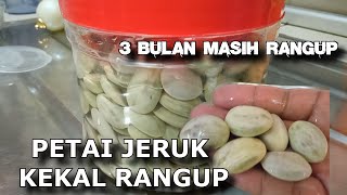 JERUK PETAI KEKAL RANGUP SELEPAS 3 BULAN