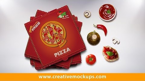 Showcase Your Pizzeria! Editing Top-Rated Pizza Box Mockup | Creative Mockups