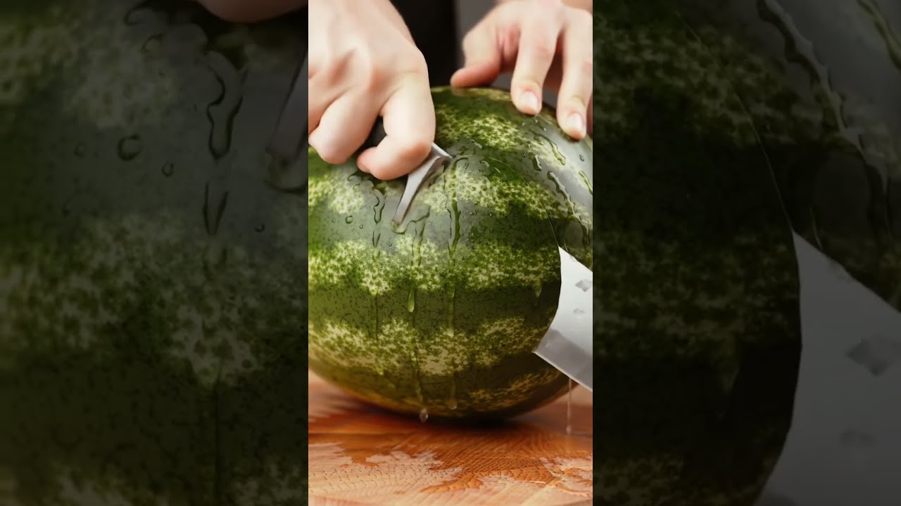 Satisfying Watermelon Cutting Asmr Aiasmr