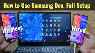 Samsung Dex Detailed Setup and Features with PC/Laptop & TV | Wired & Wireless | Samsung S20 FE 5G