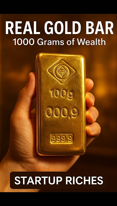 Holding 1 Kilo of Pure Gold – 1000 Grams of Wealth!